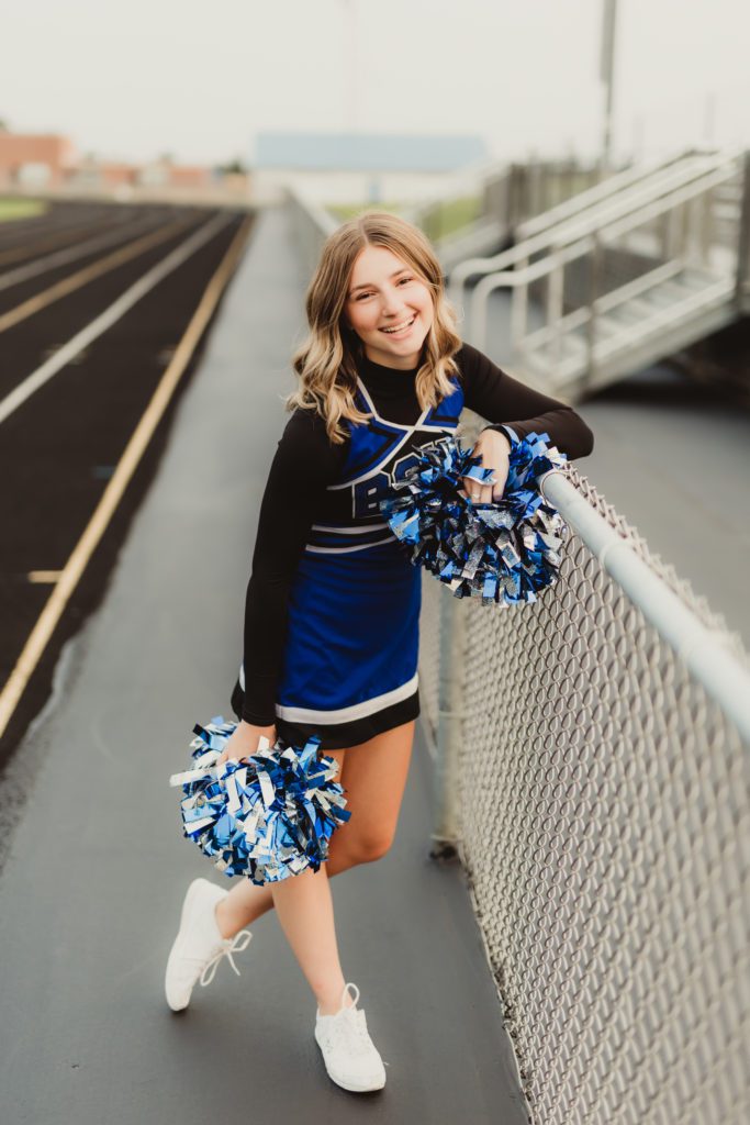Cheerleader Senior Portrait | Amanda Steffke